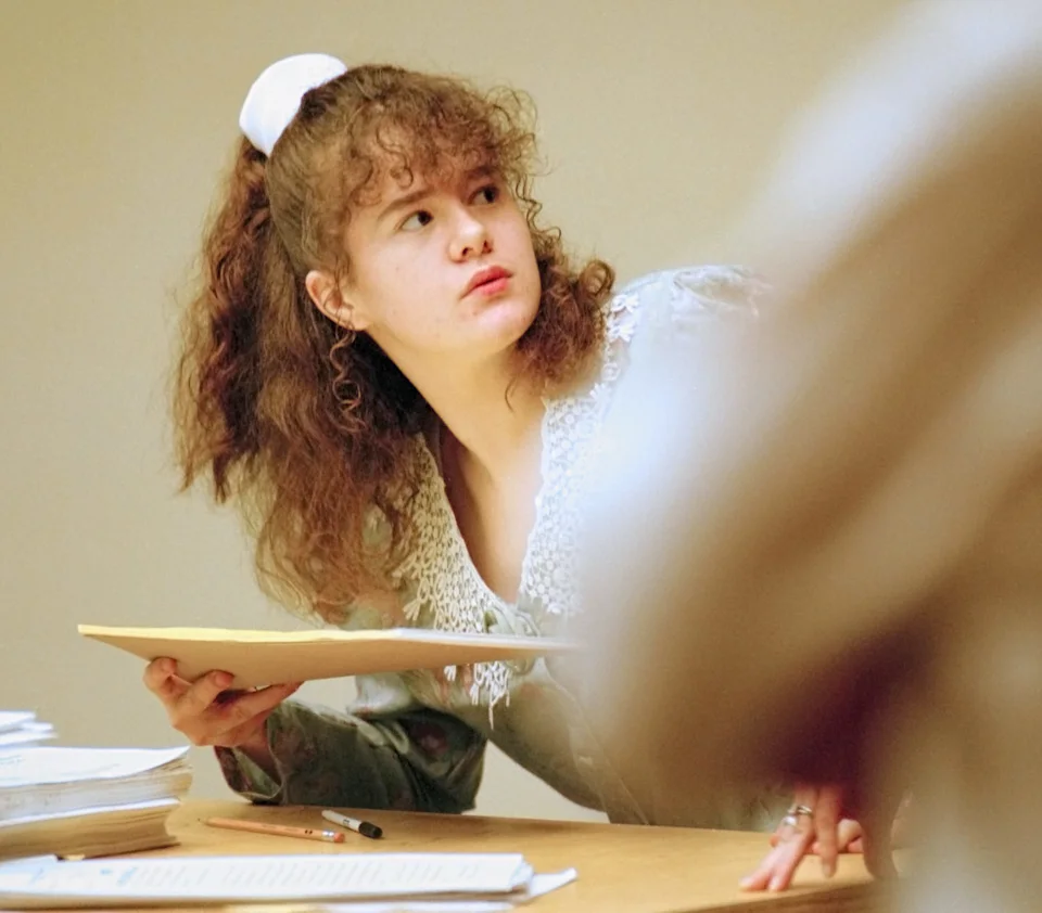 Christa Pike during trial for the murder of Colleen Slemmer
